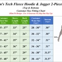 Navy Large Men's Tech Fleece Hoodie & Jogger Set (Sizes, S to 3XL)